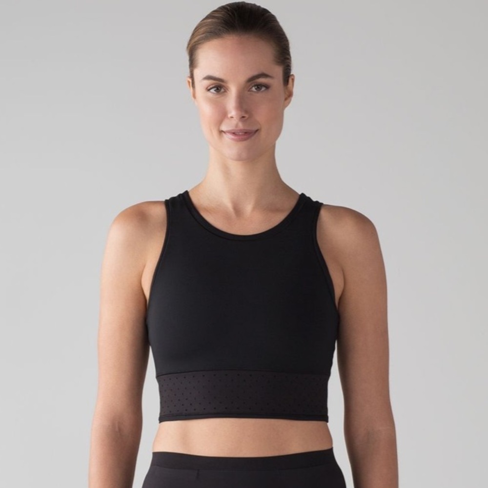 Lululemon Mind Over Miles Crop Top